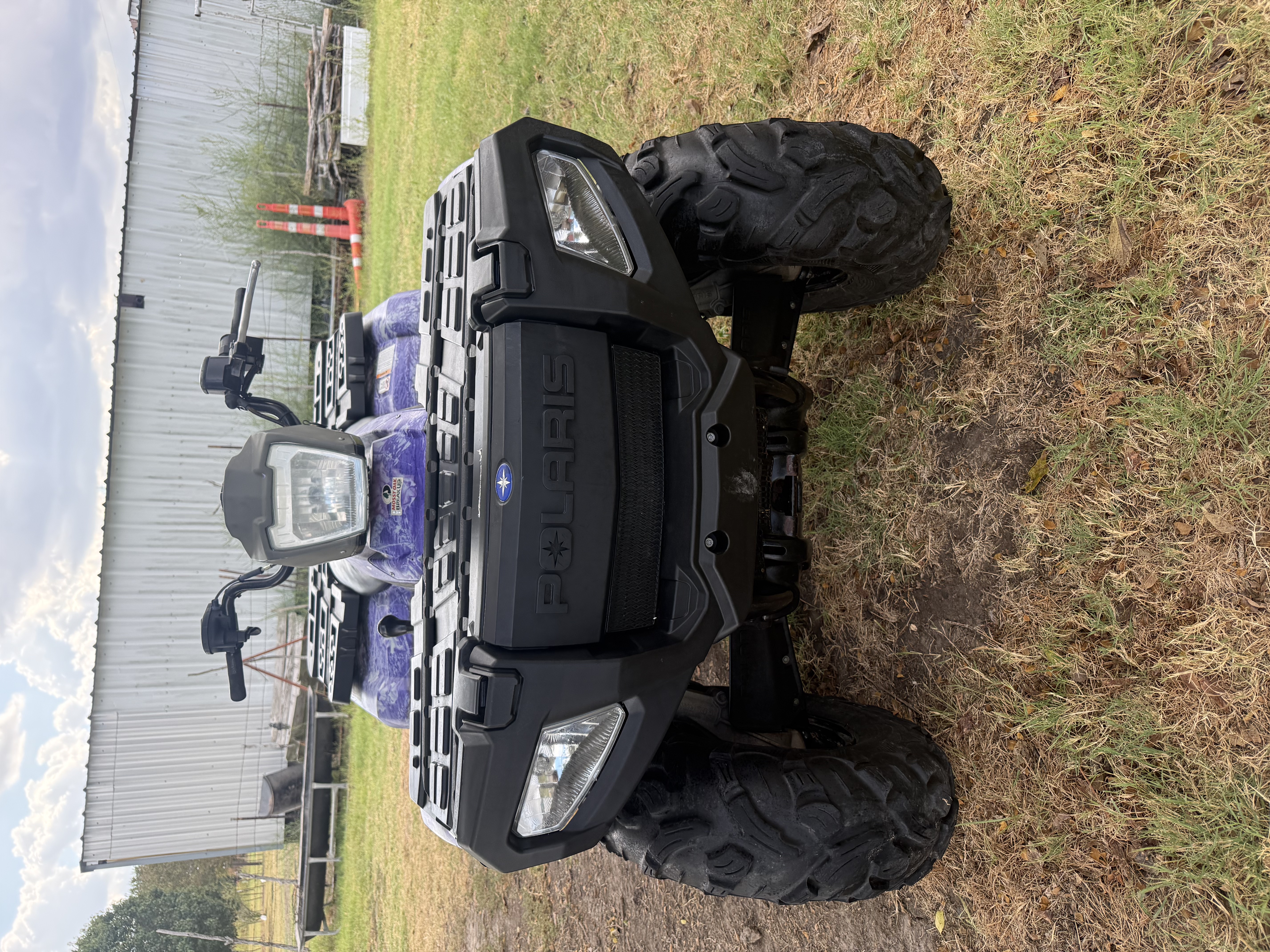 Polaris ATV after detail — front view