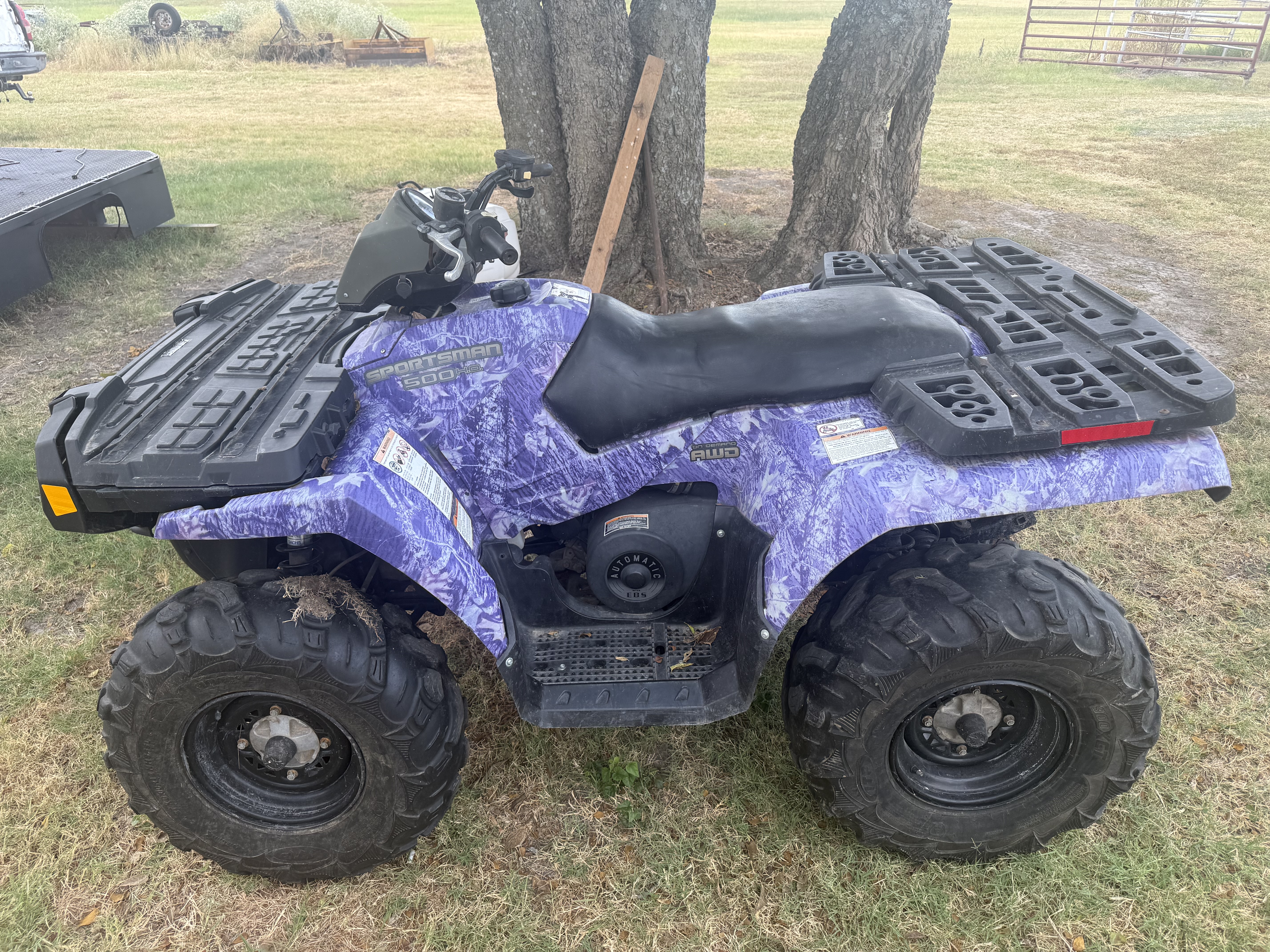 Polaris ATV Before Detail